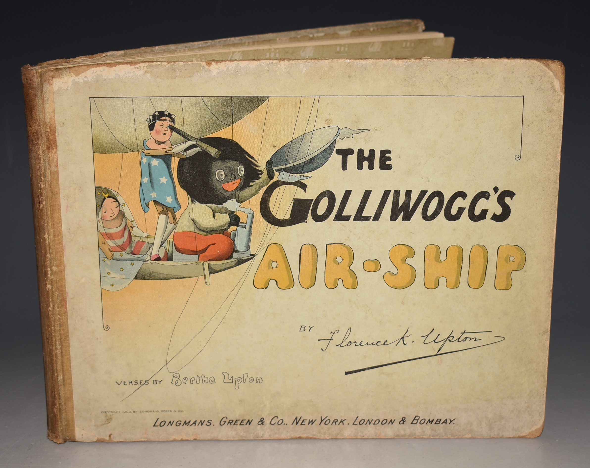 The Golliwogg's Air-Ship. Verses by Bertha Upton. Pictured by Florence K. Upton.