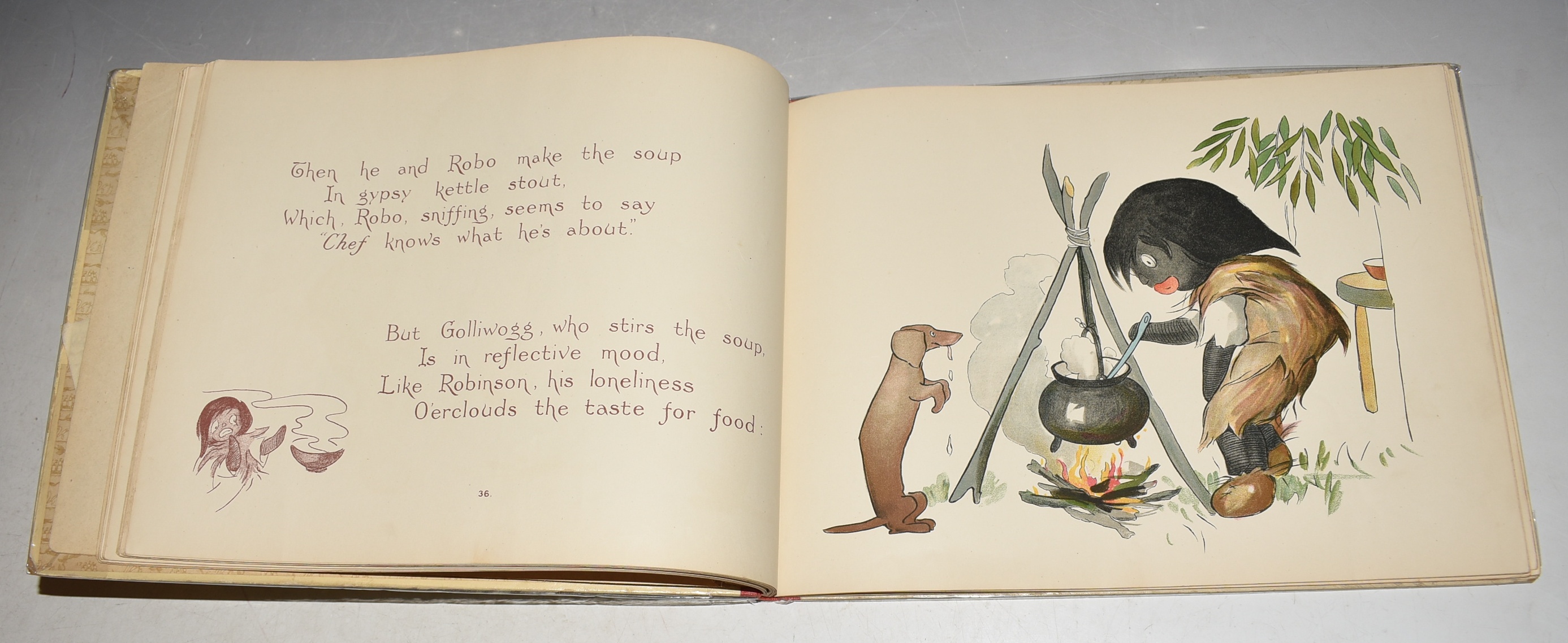 The Golliwogg's Desert Island Verses by Bertha Upton. Pictured by Florence K. Upton.