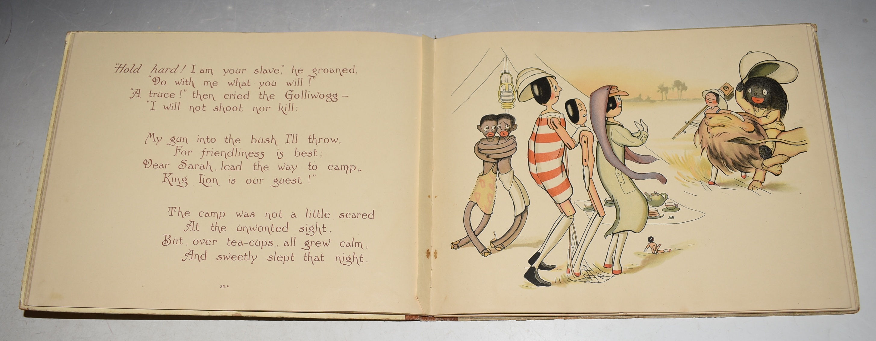 The Golliwogg's in The African Jungle. Verses by Bertha Upton. Pictured by Florence K. Upton.