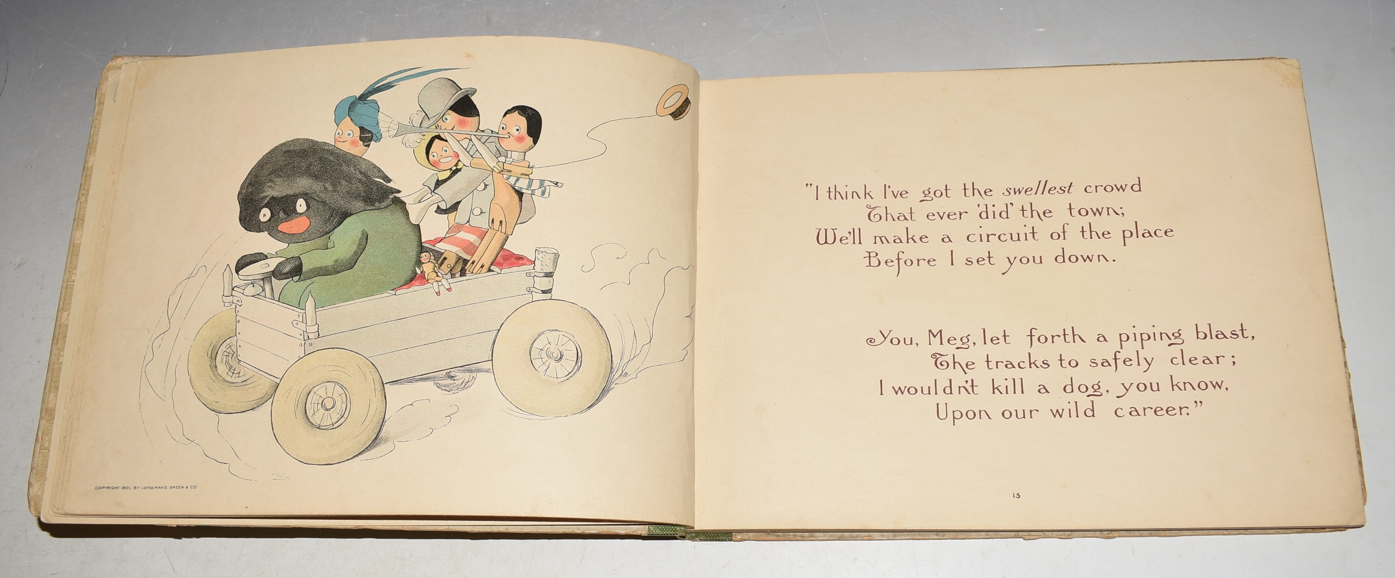 The Golliwogg's Auto-Go-Cart Verses by Bertha Upton. Pictured by Florence K. Upton.