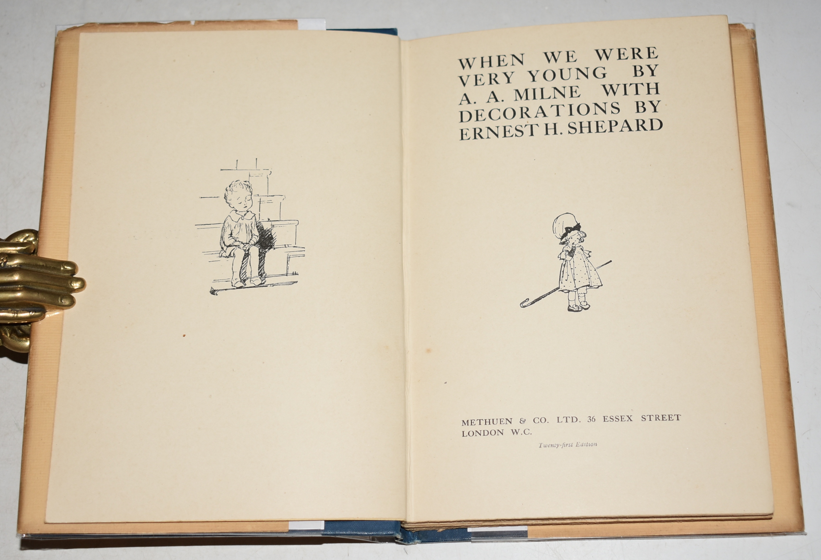 When We Were Very Young. With decorations by Ernest H. Shepard.