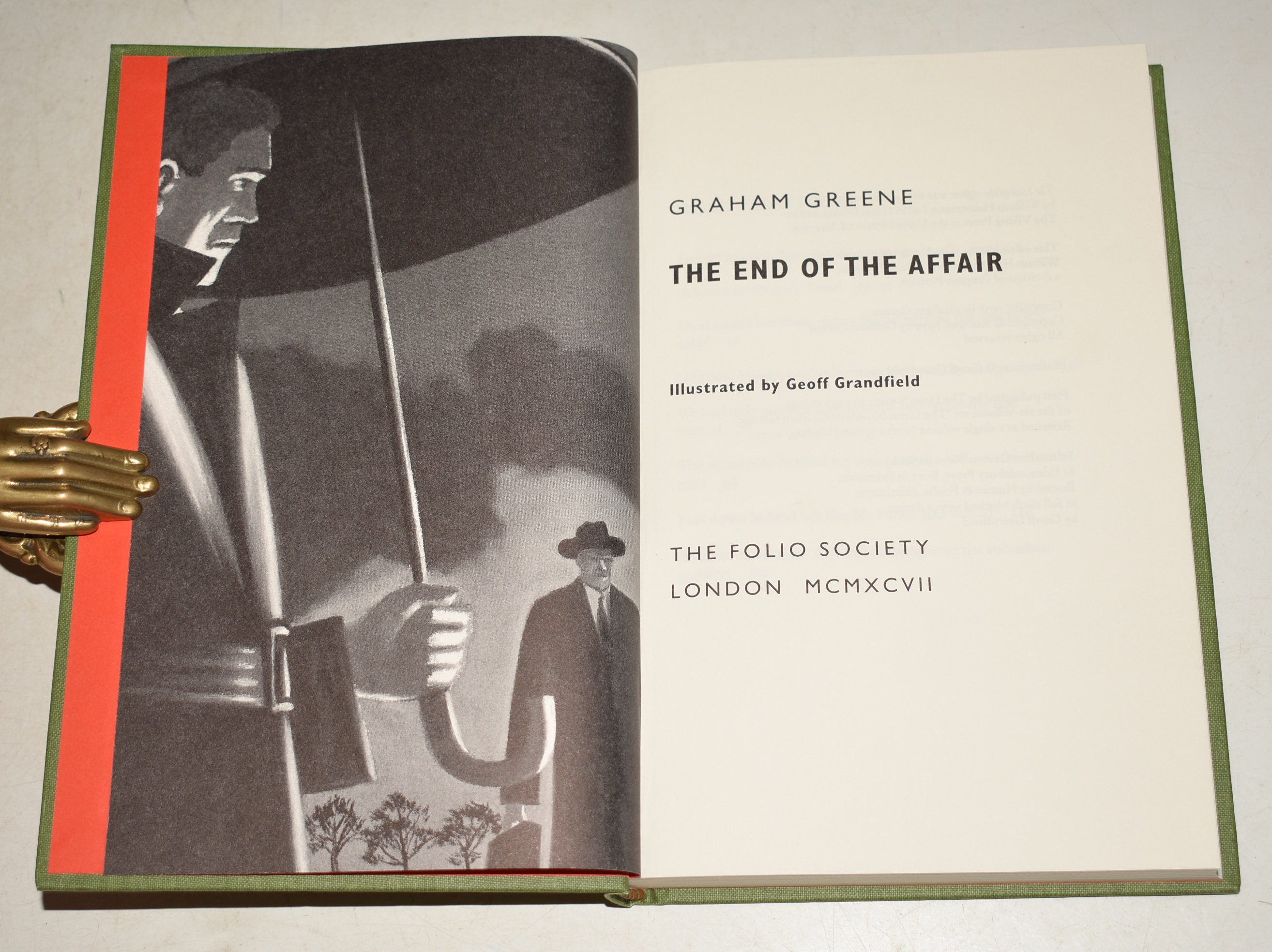The End of the Affair. A novel. Illustrated by Geoff Grandfield.