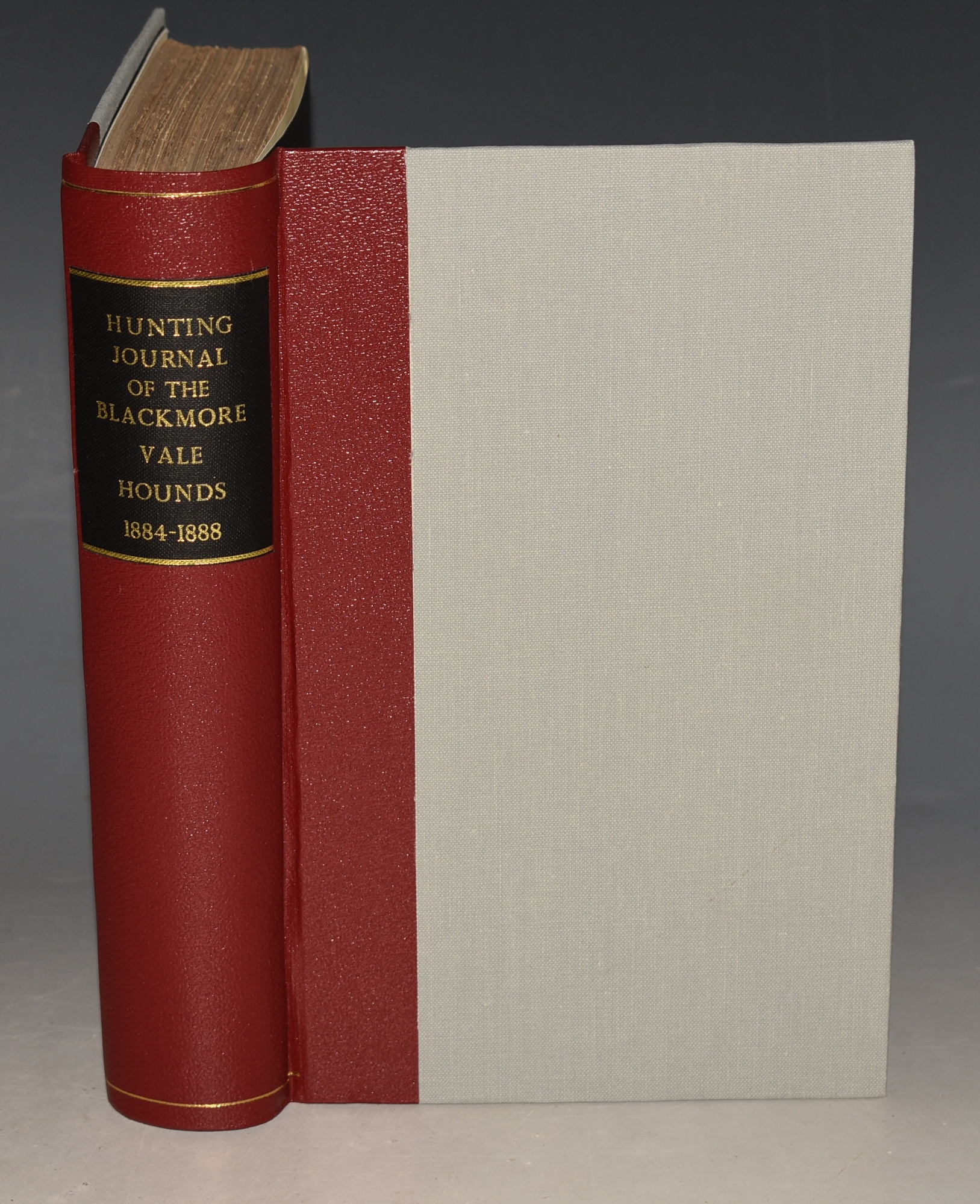 Hunting Journal Of The Blackmore Vale Hounds. From 1884 To 1888. Edited by the Right Honourable Lady Theodora Guest.