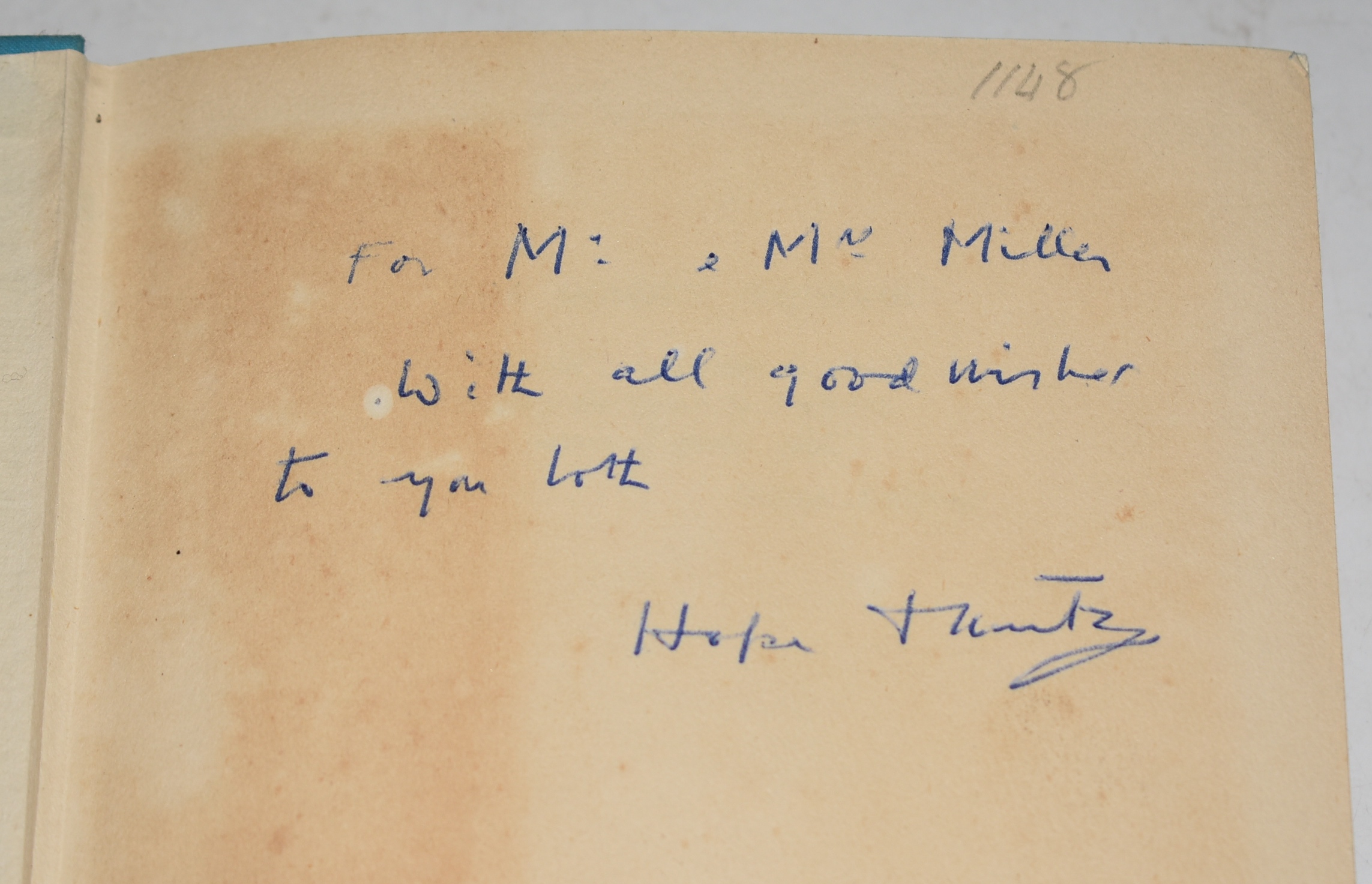 The Golden Warrior. SIGNED The Story of Harold and William. With a foreword by G.M. Trevelyan. SIGNED COPY.