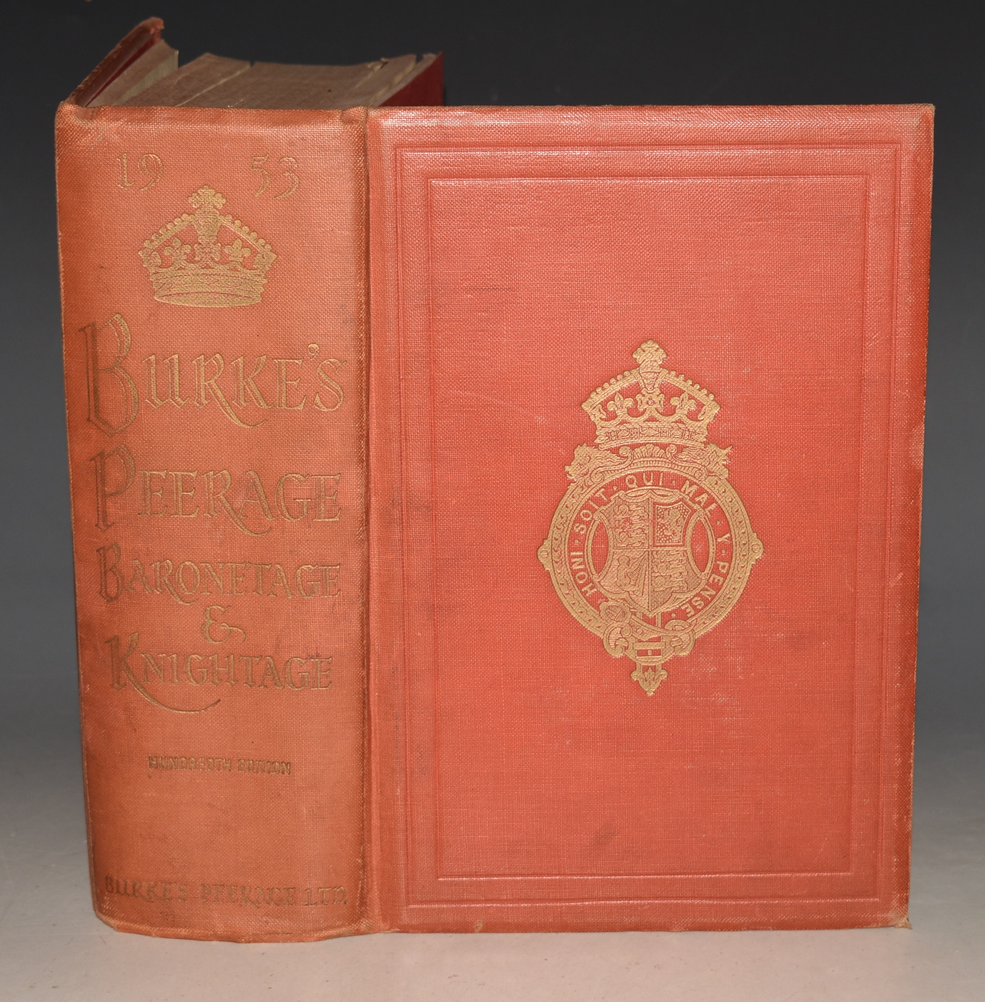 Burke’s Peerage Baronetage & Knightage. Hundredth Edition Editor L.G. Pine