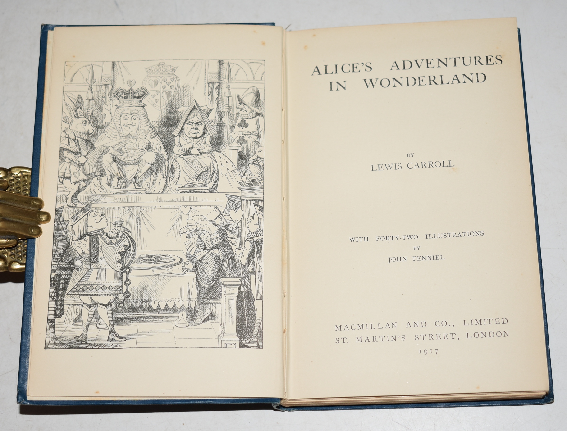 Alice’s Adventures in Wonderland. With Forty-Two Illustrations by John Tenniel.