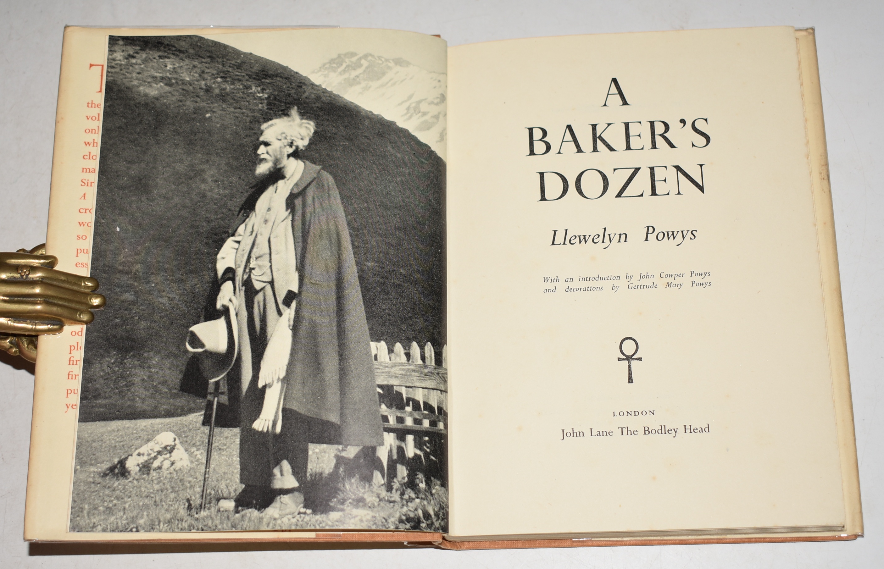 A Baker’s Dozen. With an introduction by John Cowper Powys and decorations by Gertrude Mary Powys.